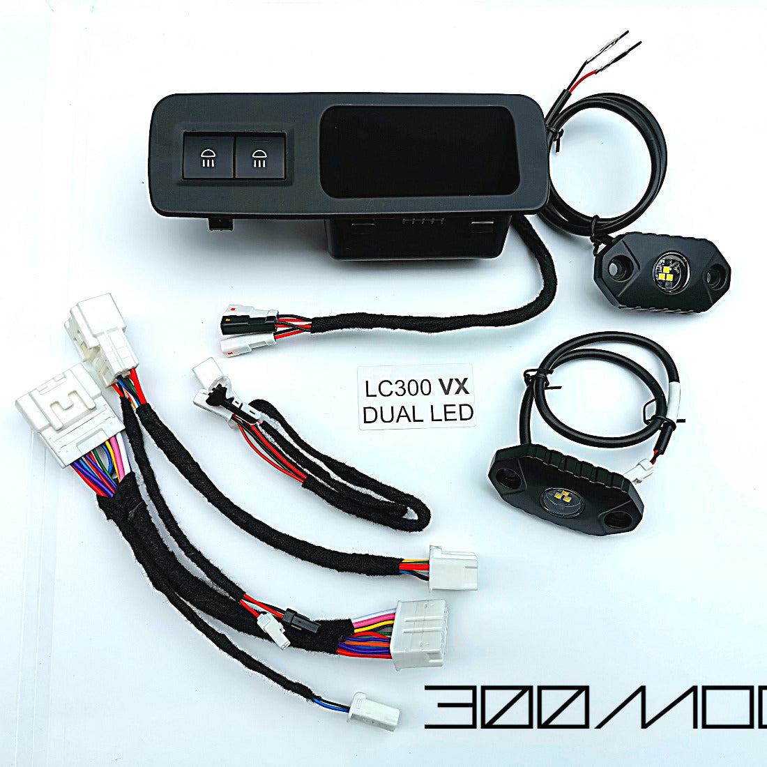 Best ever Dual LED Lights in Rear Boot & Tailgate for Toyota Land Cruiser 300 All Series (2021 - Current))