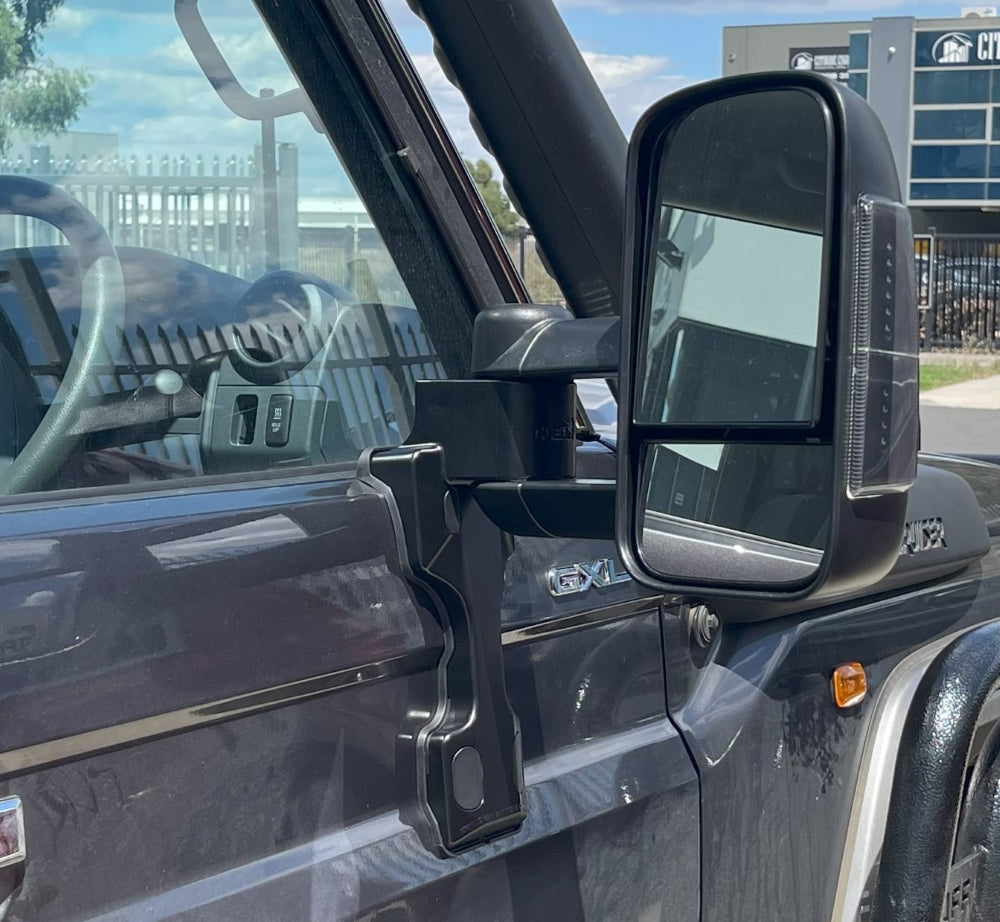 Clearview Towing Mirror Electric Adjustment for Toyota Landcruiser LC79 LC78 LC76 (from 2023 Sep on) (GXL only))