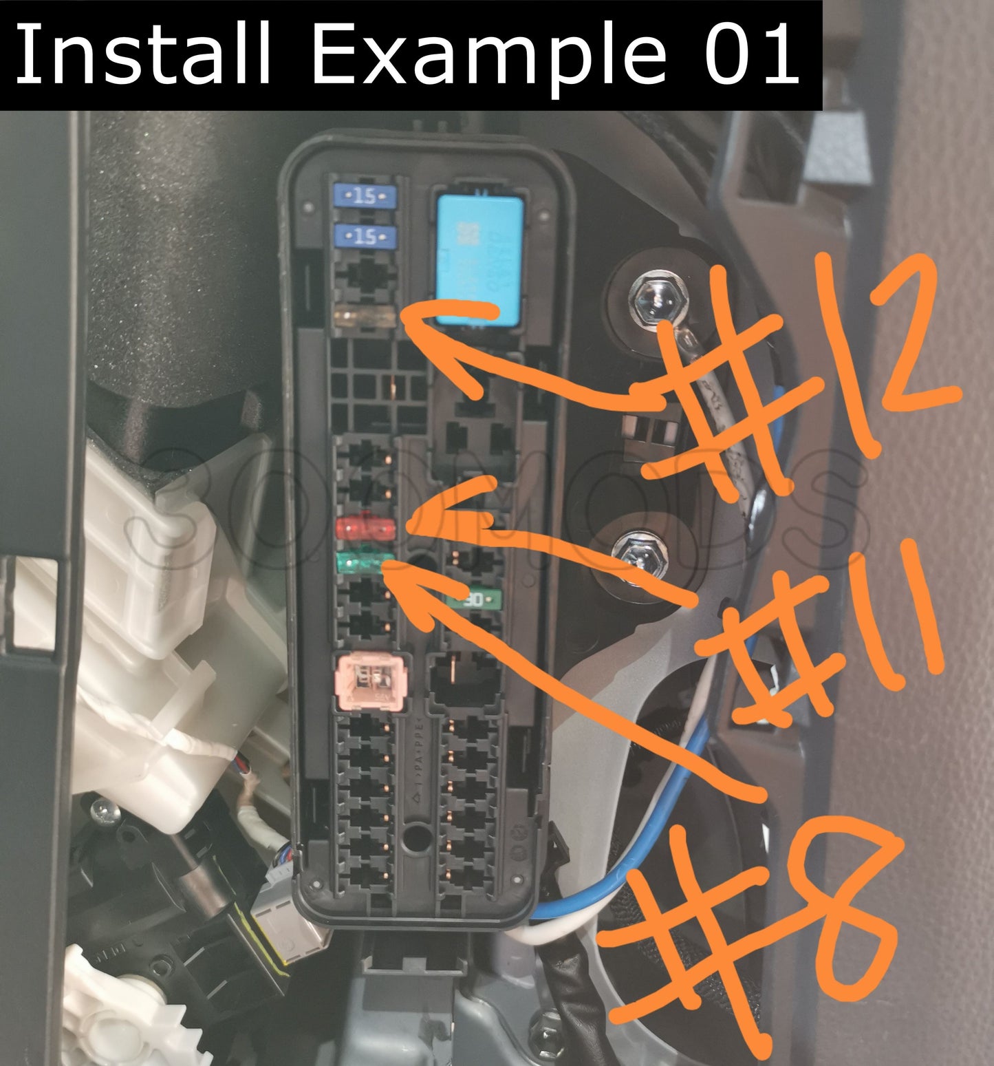 12 pin trailer plug harness for Toyota LandCruiser 300 All Series (2021 - Current)