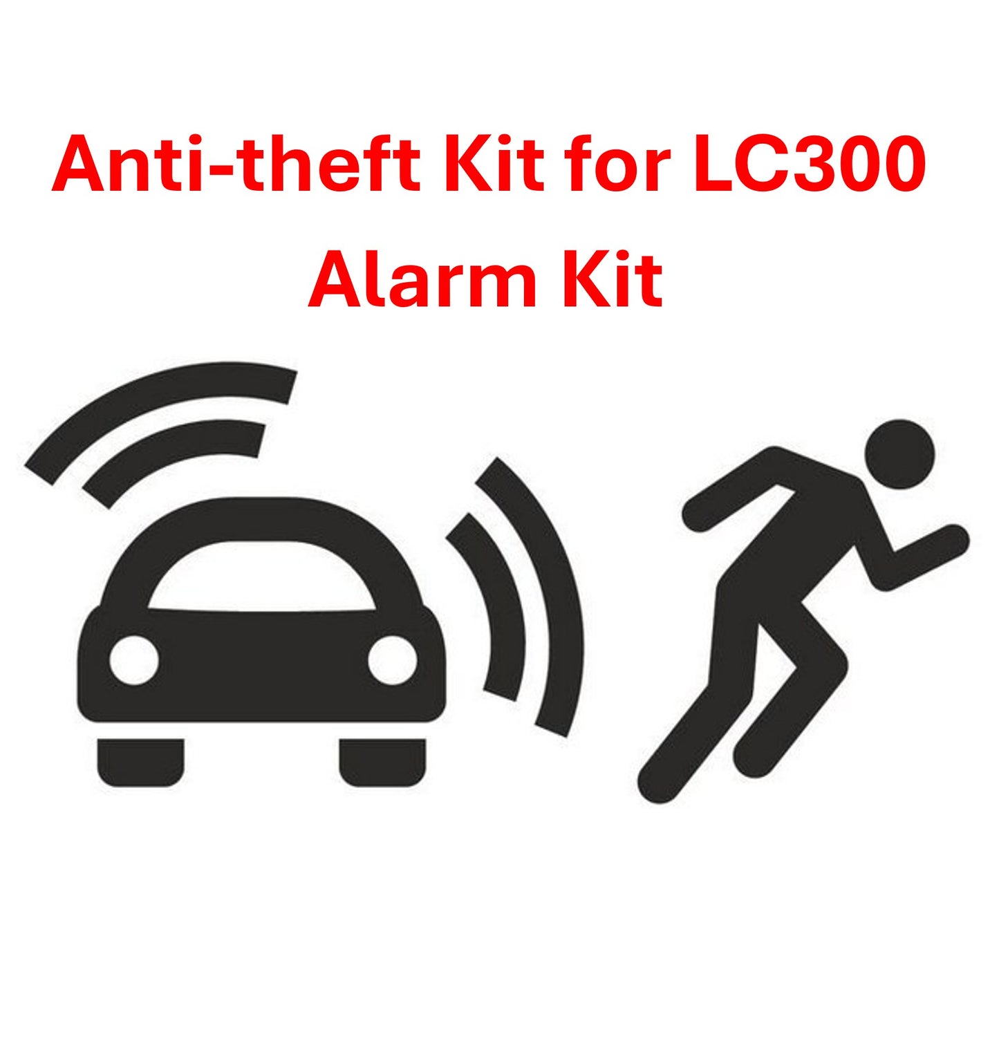 Anti-theft security immobilizer for Toyota Land Cruiser 300 and Prado 250