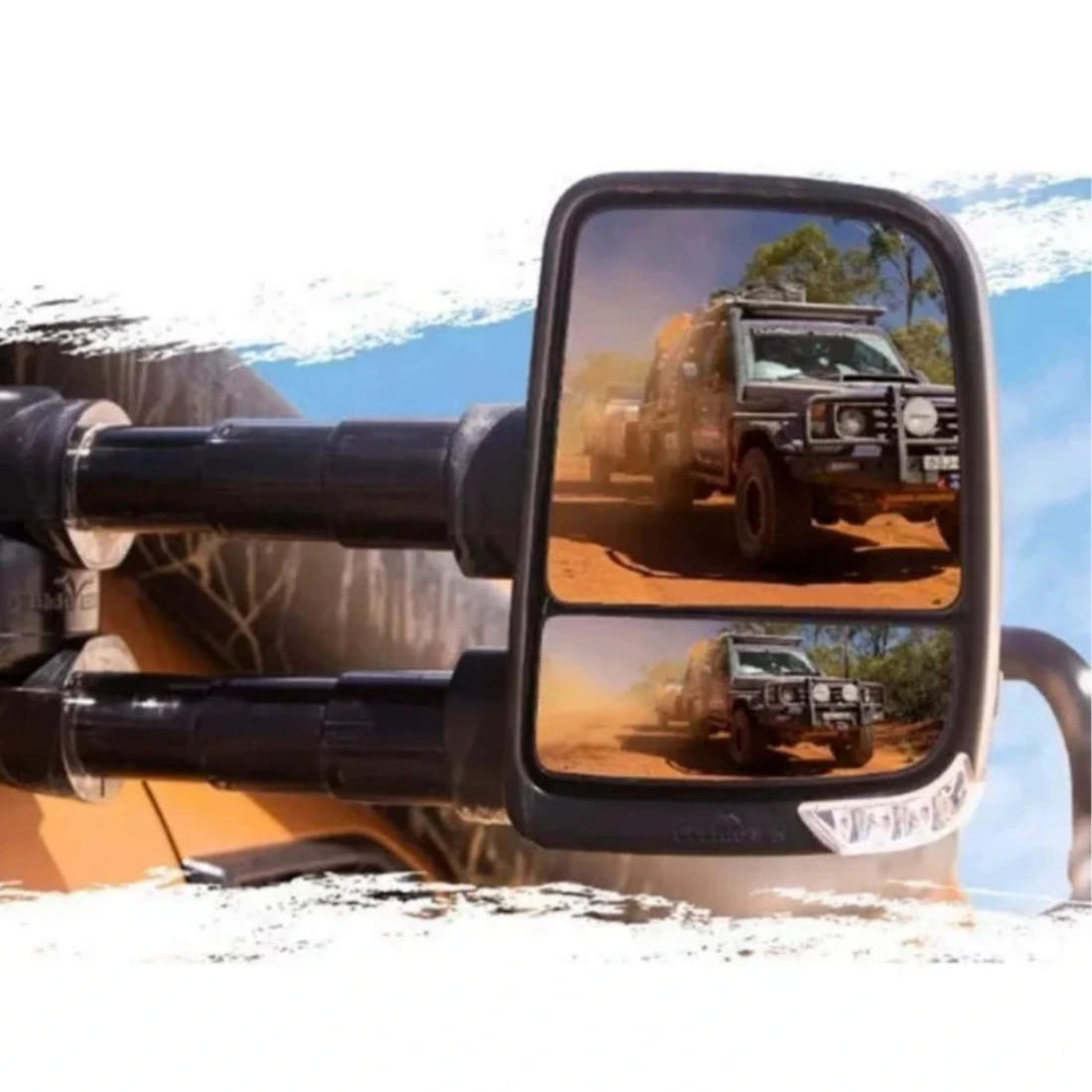 Clearview Towing Mirrors - Next Gen For Toyota Land Cruiser 300 all series