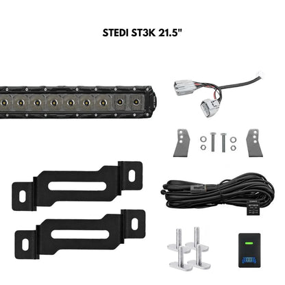 Behind-Grille Light Bar Kit for Nissan Patrol Y62