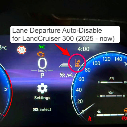 [Pre-Order] Lane Departure Alert Auto Switch-off at Startup compatible with Toyota LandCrusier 300 all series (2025 - Current)