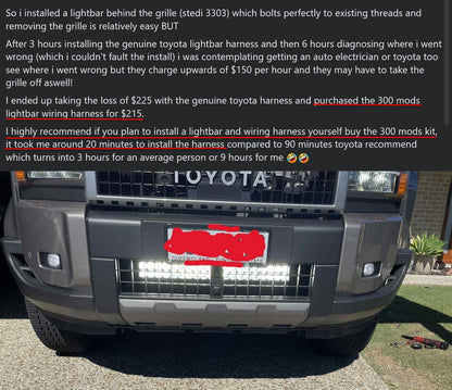 15 min DIY Canbus HighBeam Pickup Kit for Toyota Prado 250 (2024 - current)