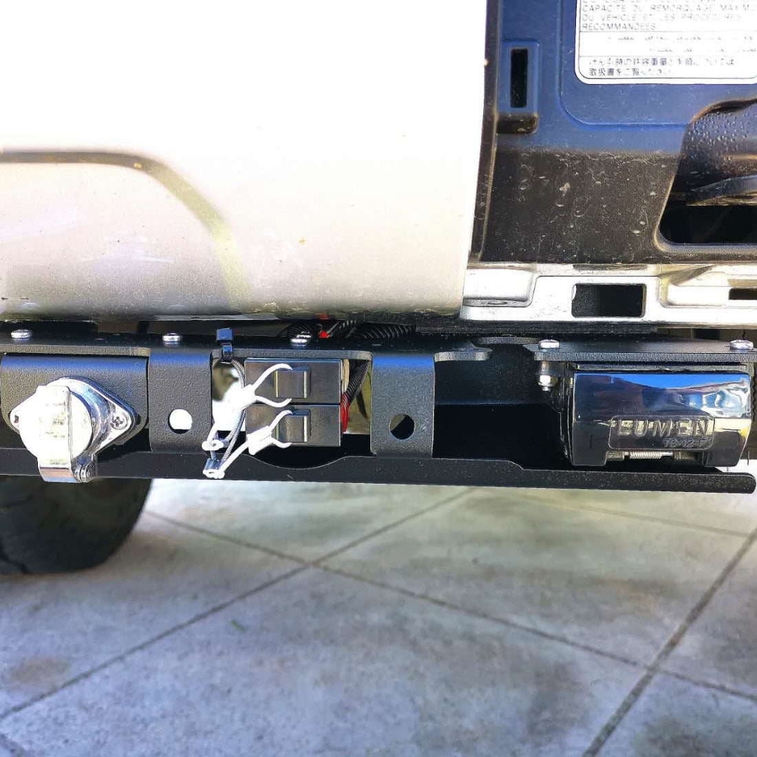 TLR Trailer Bracket and Guard for Toyota Landcruiser 300 Series – Left Hand Side