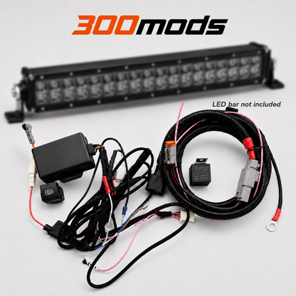 15 min DIY CANBUS High Beam Pickup kit compatible with Toyota LandCruiser 300 LC 300 all series (2021 - now) Spot lights, LED bars