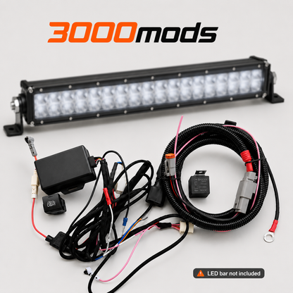 15 min DIY Canbus HighBeam Pickup Kit compatible with Toyota LandCrusier 250 (2024 - current) Spot Lights, LED Bars