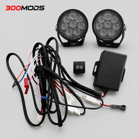 15 min DIY CANBUS High Beam Pickup kit compatible with Toyota LandCruiser 300 LC 300 all series (2021 - now) Spot lights, LED bars