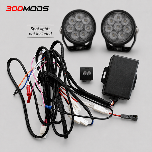 15 min DIY CANBUS High Beam Pickup kit compatible with Toyota LandCruiser 300 LC 300 all series (2021 - now) Spot lights, LED bars