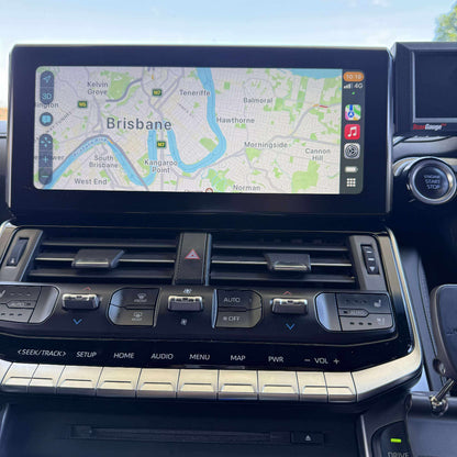 Full Screen Wireless & Wired Apple Carplay & Android Auto with optional Caravan Camera Integration for Toyota Land Cruiser 300 (2021 - 2024)