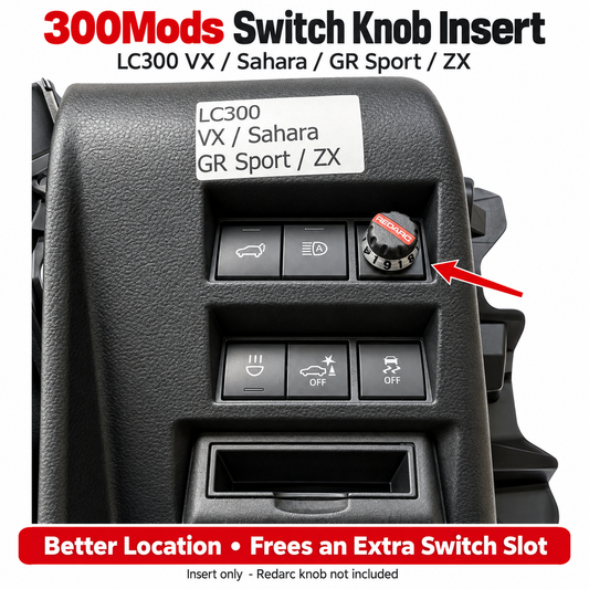 300mods special designed switch insert for REDARC Brake Controller Towpro and Toyota
