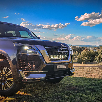 Behind-Grille Light Bar Kit for Nissan Patrol Y62