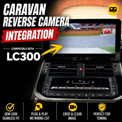 Caravan Camera Integration compatible with Toyota LandCrusier 300 series (2025 - Current)