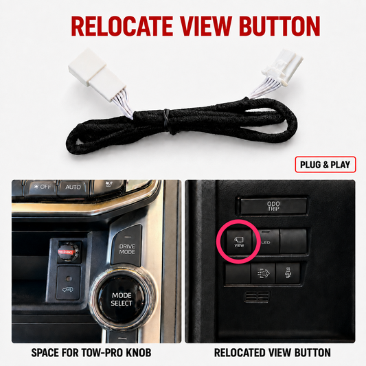 VIEW Button Relocation Harness for Toyota LC300 Land Cruiser 300 VX / Sahara / GRS / ZX (2025 - present)