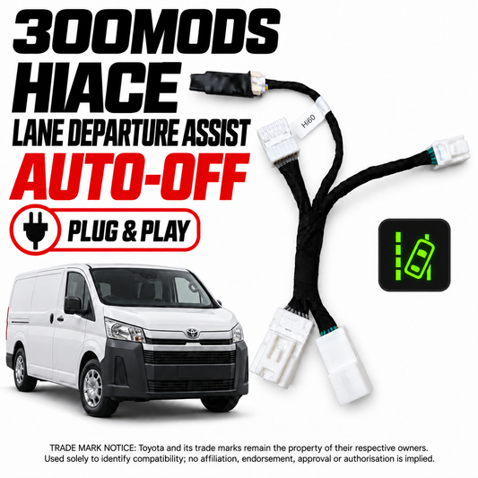 Lane Departure Alert Auto Switch-off at Startup suitable for Toyota HiACE