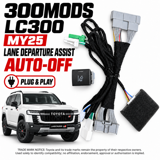 Lane Departure Alert Auto Switch-off at Startup compatible with Toyota LandCrusier 300 all series (2025 - Current)