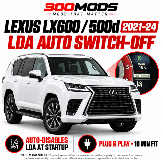 Lane Departure Alert Auto Switch-off at Startup compatible with Lexus 600 / 500d (2021 - 2024)