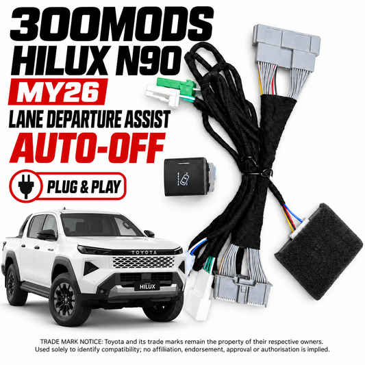 Lane Departure Alert Auto Switch-off at Startup compatible with Toyota Hilux N90 (2026 - present)
