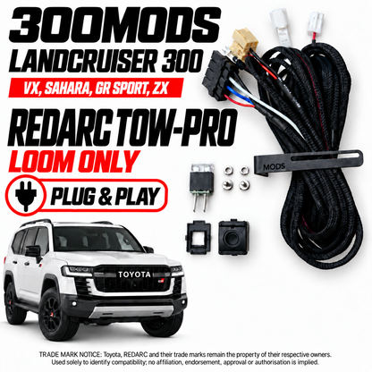 [30 min DIY] Brake Controller Kit Suit for Redarc Towpro V3 Elite for Toyota LandCruiser 300 LC300