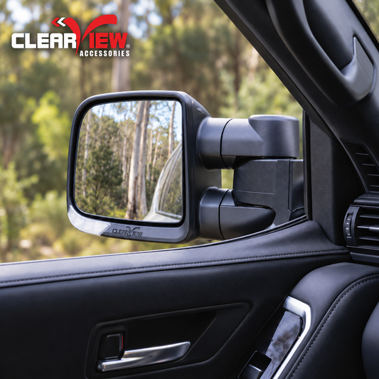 Toyota LandCruiser 300 ClearView Towing Mirror Compact