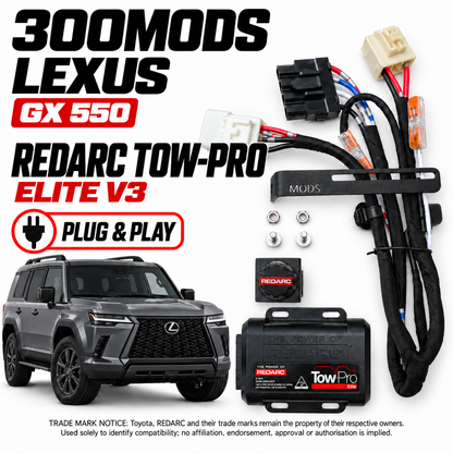 Lexus GX 550 RedArc Brake Controller TowPro Elite V3 Complete Kit