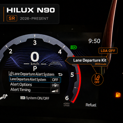 [Pre-Order] Lane Departure Alert Auto Switch-off at Startup compatible with Toyota Hilux N90 (2026 - present)