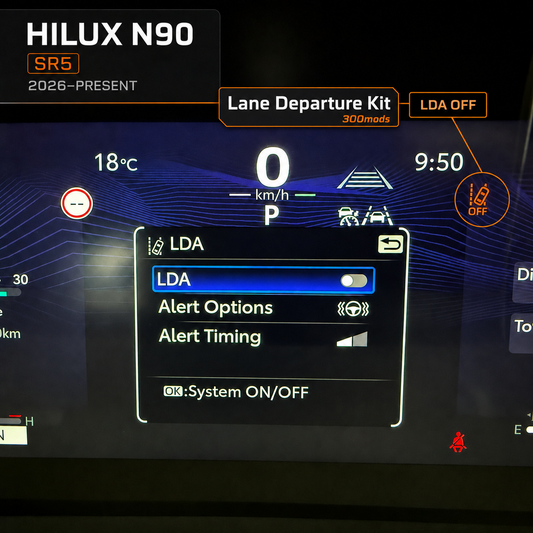 [Pre-Order] Lane Departure Alert Auto Switch-off at Startup compatible with Toyota Hilux N90 (2026 - present)