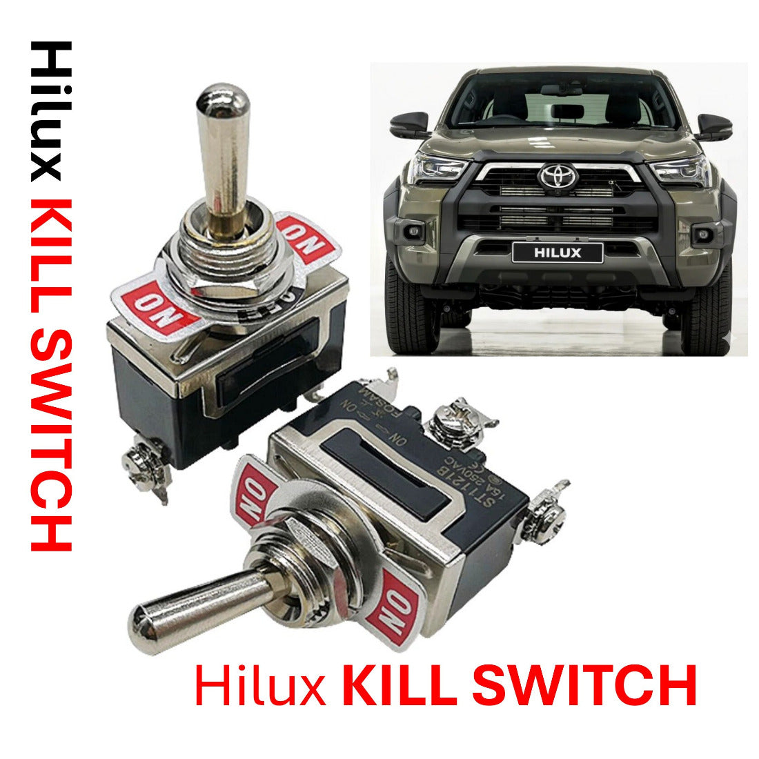 [Pre-Order] Hidden Kill Switch for Toyota Land Cruiser 300 / 200, Prado 250 / 150, Hilux and RAV4