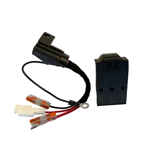 UHF Microphone Dashboard Mount and Power Pickup Loom for Toyota Prado 250 (2024 - current)