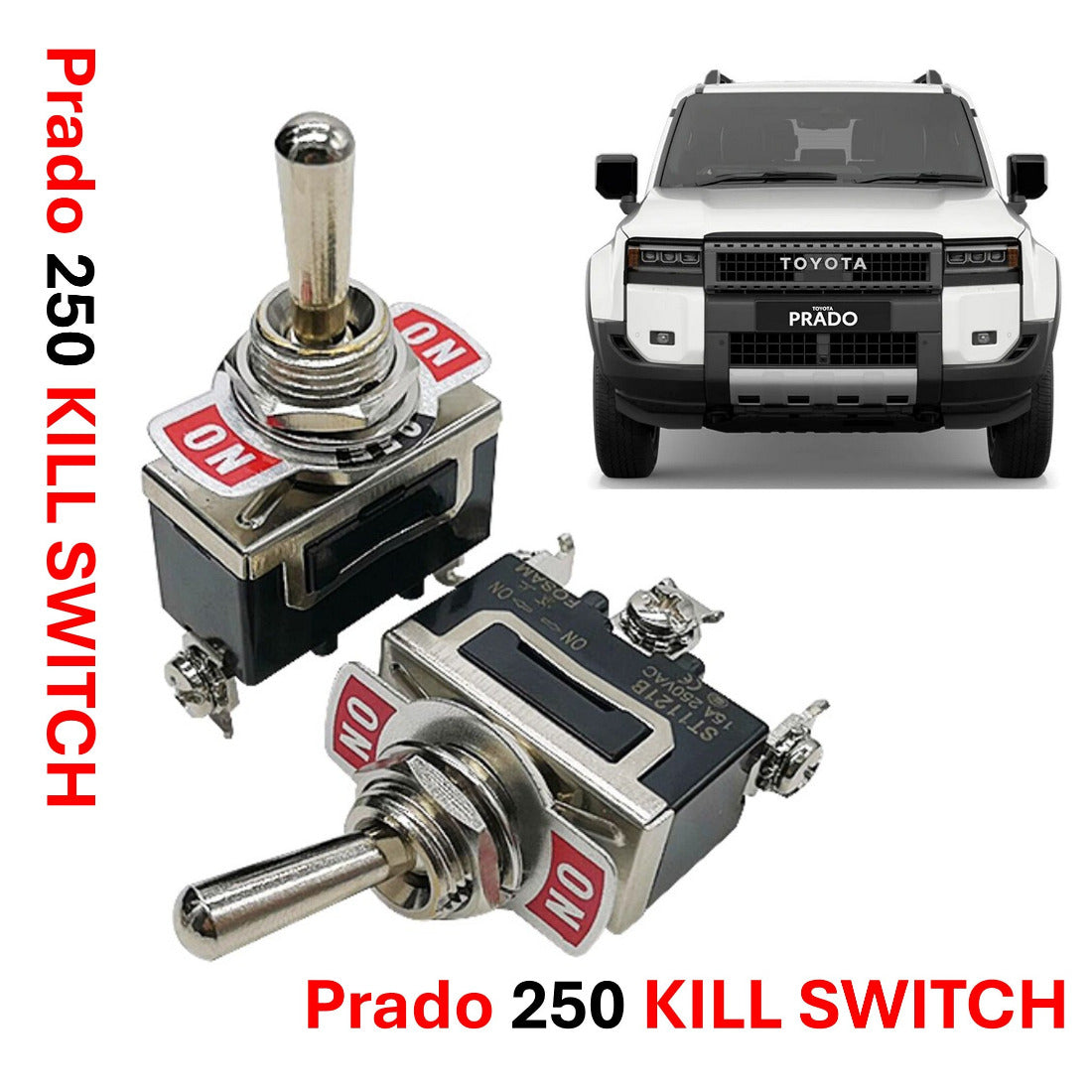 [Pre-Order] Hidden Kill Switch for Toyota Land Cruiser 300 / 200, Prado 250 / 150, Hilux and RAV4