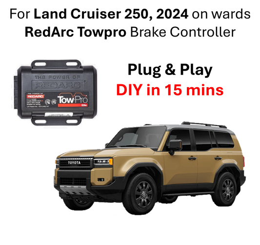 15mins DIY RedArc Brake Controller Towpro Kit compatible with Toyota Prado 250 LC250, 2024 onwards