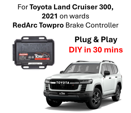 30 mins DIY Redarc Towpro V3 Elite Brake Controller Kit compatible with Toyota LandCruiser 300 LC300