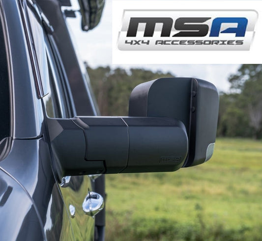 MSA POWER FOLD Towing Mirrors for Toyota LandCruiser 300 All Series