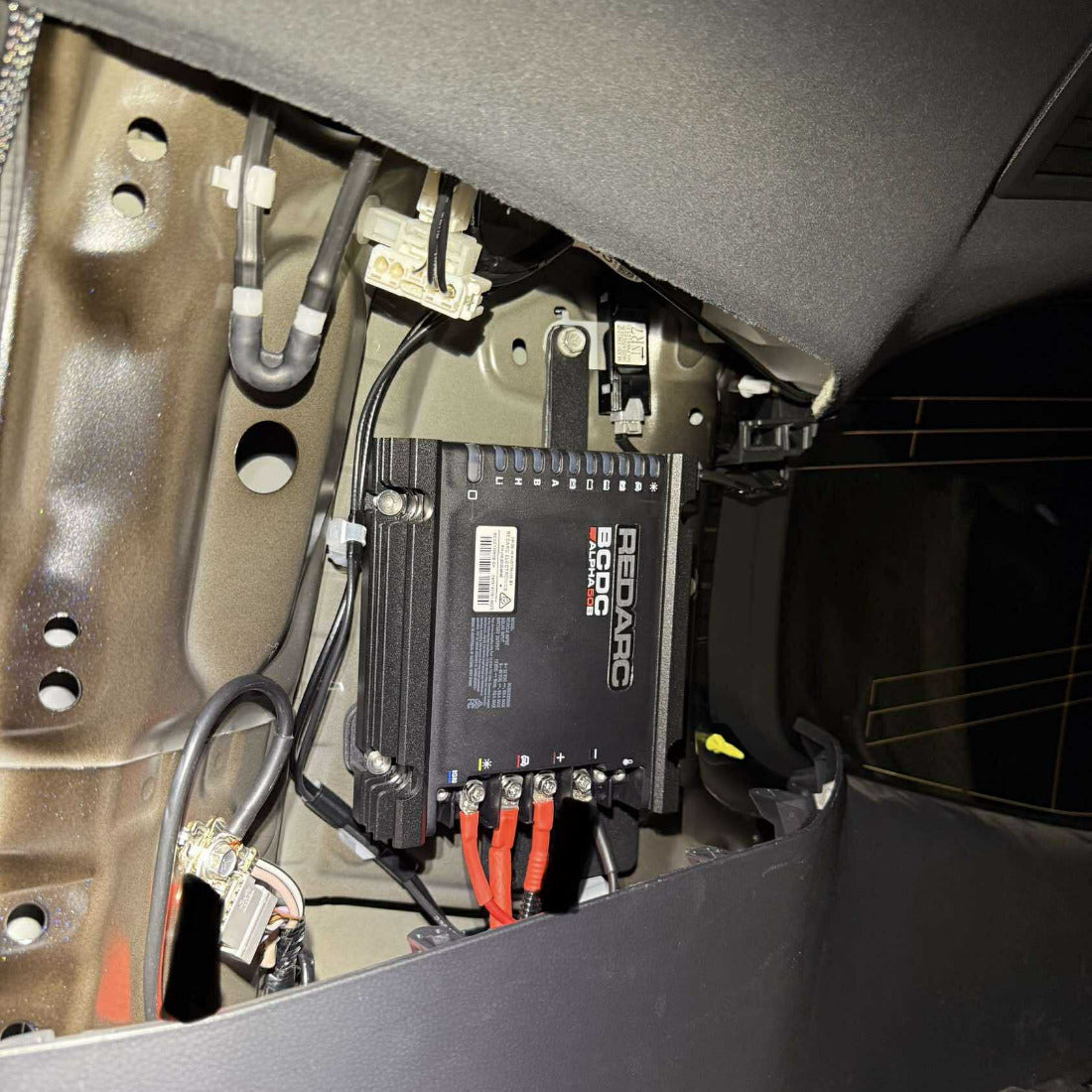 Dual Battery Solutions 3: Aux battery is under false floor