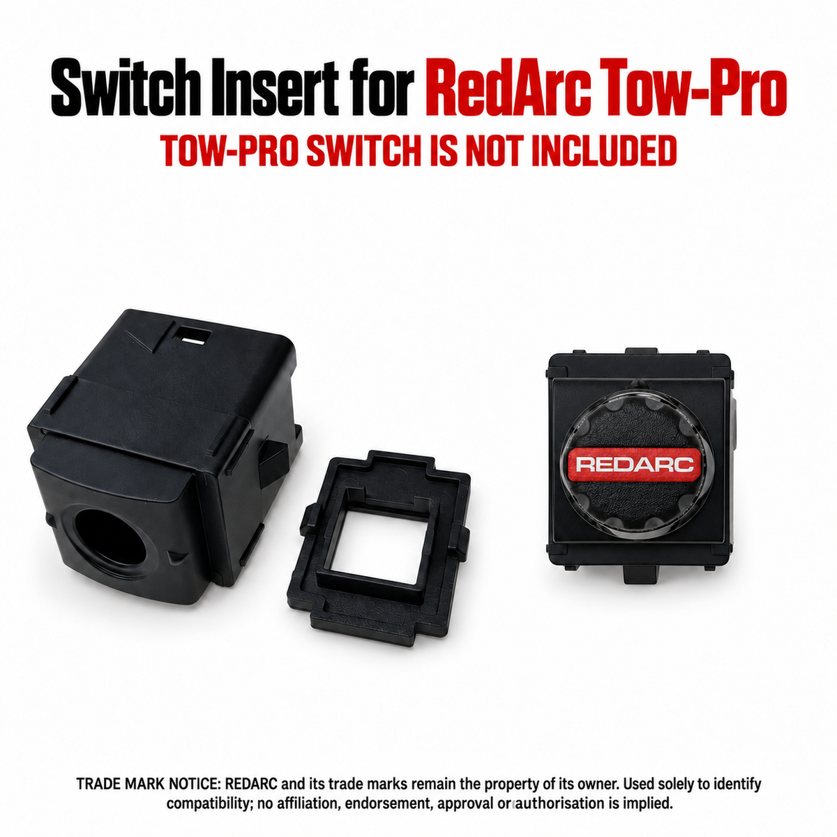 300mods Special Designed Switch Knob Insert for RedArc Brake Controller Tow-Pro and Toyota