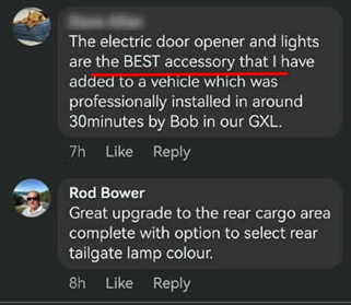 Best ever Dual LED Lights in Rear Boot & Tailgate for Toyota Land Cruiser 300 All Series (2021 - Current))