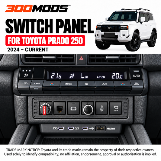 Switch Panel for Toyota Prado 250 (2024 - current)