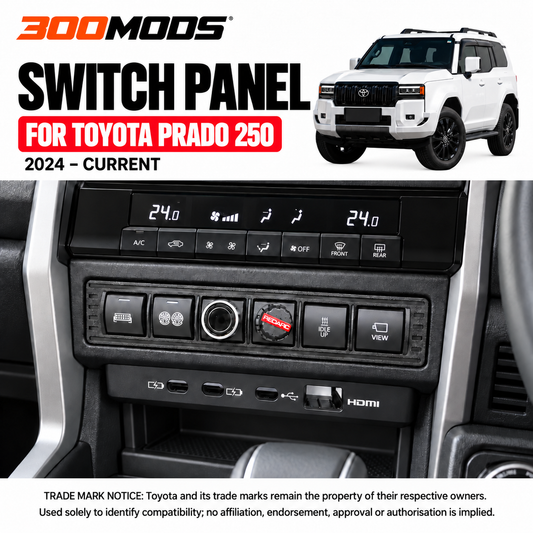 Switch Panel for Toyota Prado 250 (2024 - current)