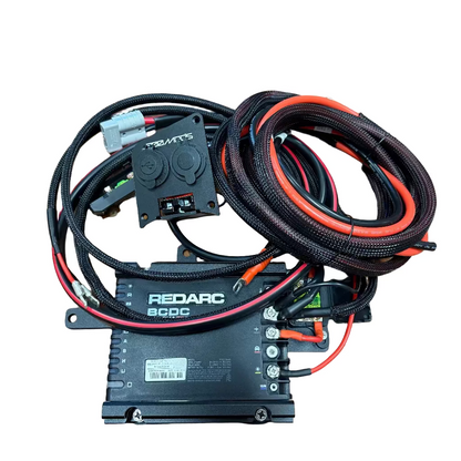 Dual Battery Solutions 2:  RedArc Battery Charger in Rear Boot for Toyota Land Cruiser 300 all series (2021 - current)